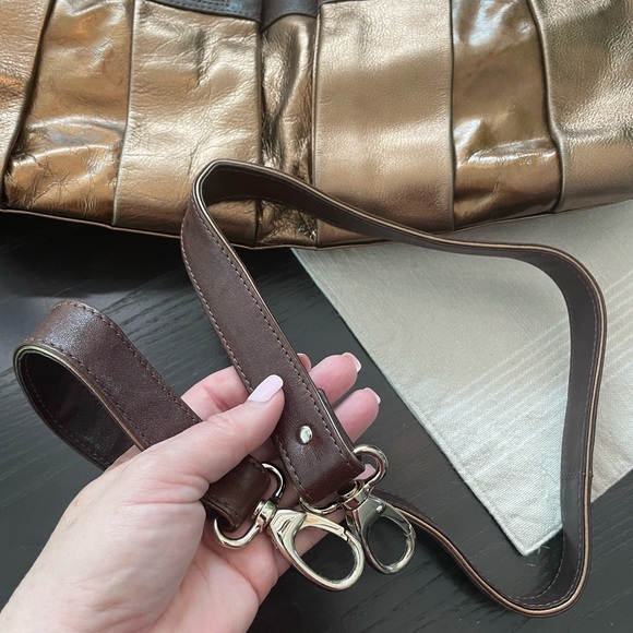 💯 authentic See by Chloe metallic day tripper leather two tone bag - Picture 8 of 16